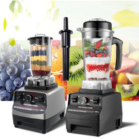 2-in-1 Commerciële Elektrische Keukenblender & -molen, Laag Geluidsniveau, 5+ Snelheden, Voor Fruit, Groenten, IJs, Smoothies