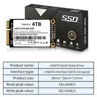 SSD M-SATA Interno para Portátiles y Equipos de Automatización Industrial, Capacidad de 7GB, Velocidad de Interfaz de 6Gb/s, Lectura de 501-600MB/s, Escritura de 401-500MB/s