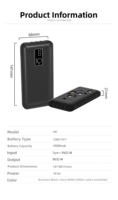 Batería Externa de Alquiler X4C con Logotipo Personalizado, 65W de Alta Capacidad, 20000mAh, Doble USB Tipo-C, Carga Rápida y Cable