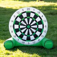 Cible de tir de football gonflable en PVC écologique de qualité commerciale pour jeux de fête en plein air, idéale pour les enfants de 3 ans et plus