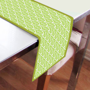 Chemin de table 100 % coton pur imprimé, style simple, écologique et lavable pour cuisine, salle à manger et décoration intérieure - Product Image 3