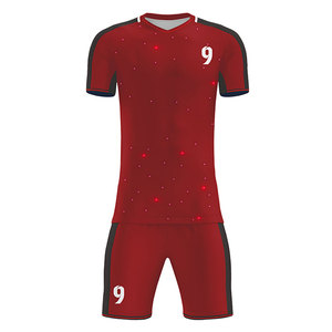 Seragam Sepak Bola Desain Terbaru dan Pakaian Olahraga, Seragam Sepak Bola Musim Panas Bernapas dengan Cetak Kustom yang Laris Manis - Product Image 2
