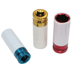 3Pcs 1/2 "17mm 19mm 21mm ऑटो कार टायर संरक्षण आस्तीन दीवार गहरी प्रभाव पहिया नट सॉकेट सेट कार बनाए रखने मरम्मत उपकरण - Product Image 2