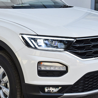 Ensemble de phares LED KGKB pour VW T-Roc A11 2018-2020, mise à niveau style haut de gamme, DRL 6500k, lentille de projecteur, Plug and Play