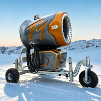 Machine à neige intelligente T7 à roues, conception mobile, pistolet à neige artificielle, générateur de neige extérieur – Approvisionnement direct usine