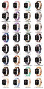 Bracelet de montre en résine réglable de luxe coloré pour Apple Watch Ultra <span class=keywords><strong>2</strong></span> pour Apple Watch 10 9 8 7 6 5 4 <span class=keywords><strong>3</strong></span> <span class=keywords><strong>2</strong></span> 1 nouveau - Product Image 6