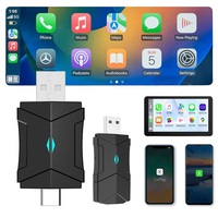 Adaptateur Auto USB en Gros, Mini Double Interface Filaire vers Sans Fil, Adaptateur TV CarPlay 2-en-1 sans Fil pour Apple et Android