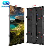 Mur d'affichage numérique LED polychrome Support au sol Truss Display Flexible Led Screen Video Wall