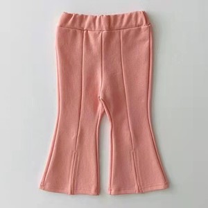2022 New Fashion Design Outdoor candy color flare pants bambini bambini pantaloni <span class=keywords><strong>leggings</strong></span> stretti per 1-7 anni neonate - Product Image 3