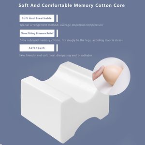 Coussin de genou en mousse à mémoire de forme pour dormeurs latéraux, oreiller de lit en forme de H pour les jambes, coussins de jambe en mousse à mémoire de forme pour colonne vertébrale torsadée - Product Image 5