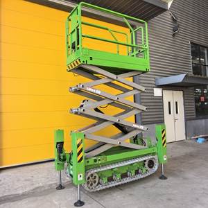 Ascensori semoventi a forbice sollevatore 8M elettrico piattaforma di lavoro aereo di sollevamento di trazione di posizionamento per la vendita - Product Image 5