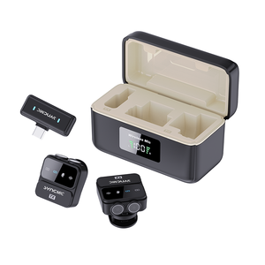 Microphone Lavalier Sans Fil Syncmic S4 - Micro Condensateur 2.4G Portée 20m Réduction du Bruit pour <span class=keywords><strong>iPhone</strong></span> Diffusion en Direct <span class=keywords><strong>Enregistrement</strong></span> Garantie 1 An - Product Image 1