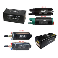 SOON TODA Pompa Bahan Bakar Inline 400LPH 044 Style + 10AN Inlet Fitting OE 50-1009 Pompa Bahan Bakar Aliran Tinggi Standar untuk