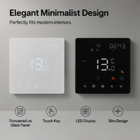Controlador Inteligente de Calefacción por Suelo Radiante Tuya Wifi 3A, Termostato para Caldera de Gas, Panel Táctil LED, Programable Semanalmente