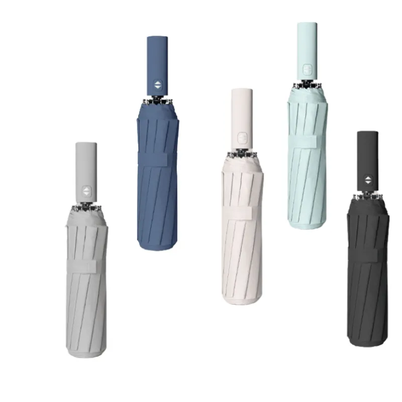 Japanese Fabric Durable Waterproof Sunscreen Automatic Folding 2 Person Uv 50 Protection Advertising Sun Umbrella Sale For Rain