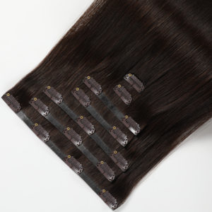 Elite RTS liền mạch Clip-in phần mở rộng tóc một mảnh Remy tóc Châu Âu nhuộm không tỏa sáng dễ dàng để áp dụng - Product Image 4