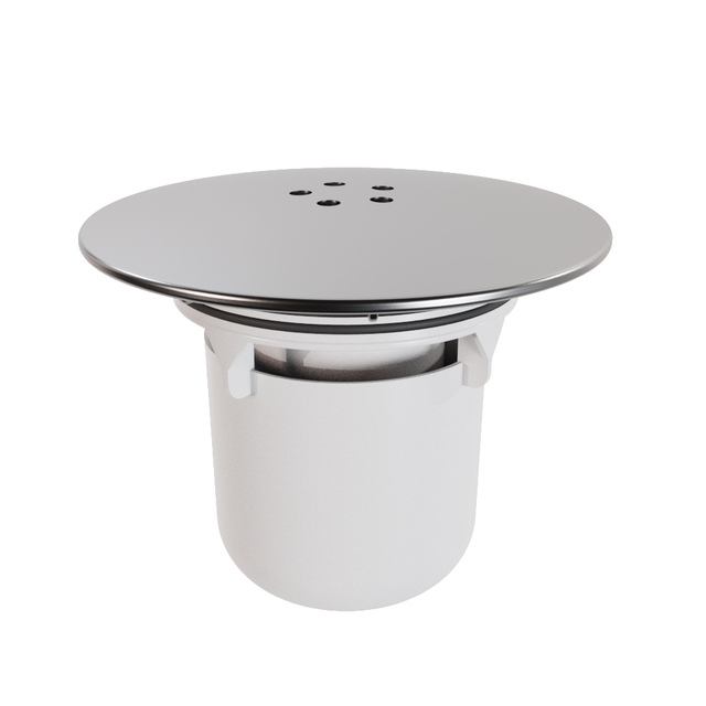 90mm Hole Drain Shower Drain Cover Chrome Finish Fast Flow Trap Basket ABS Shower Drain Cover Replacement Shower Tray Cover