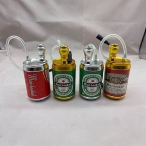 Şişe Nargile Alüminyum Alaşımlı Metal Nargile Modern ve Sade Tasarım <span class=keywords><strong>Wenzhou</strong></span> Menşeli Açık Hava Taşınabilir Toptan - Product Image 1