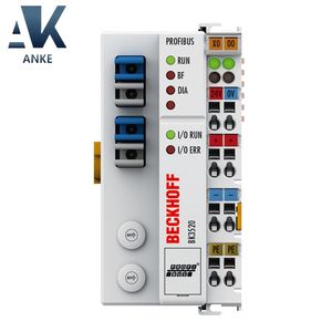 โมดูล Beckhoff BK3520 PROFIBUS DP ตัวเชื่อมต่อรถบัสแบบอีคอนอมี่พลัสพร้อมอินเทอร์เฟซไฟเบอร์ออปติก - Product Image 1