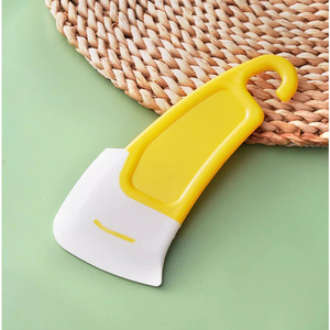 Silicone scraper for cleaning the bottom of pots and pans, heat-resistant, soft-tipped scraper for cleaning stains on pots, - Product Image 1