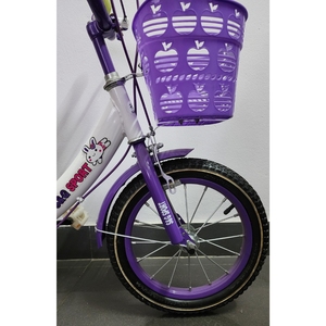 Wholesale Children <b>Bicycle</b> Steel Frame with Training Wheel V <b>Brake</b> System and Single Speed Pedal for Baby Girls - Product Image 3