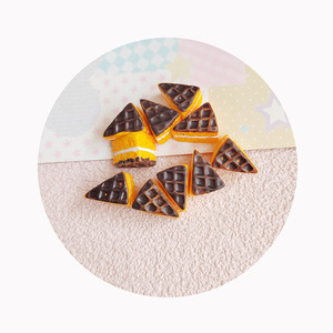 Cabujones de Resina 3D de Tiramisú, Pasteles Simulados, Postres de Chocolate, para Slime, Juguetes, Miniaturas de Casa de Muñecas - Product Image 3