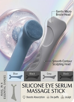 Bâton de massage oculaire en silicone très populaire – Cadeau idéal pour femme et fille – Outil de massage des yeux pour soulager la fatigue – Applicateur de crème contour des yeux