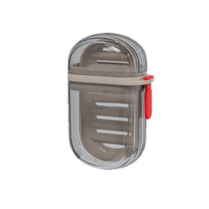 Nouvelle boîte à savon de voyage créative en plastique avec couvercle et drain scellé, style luxe léger pour le rangement domestique - Product Image 5