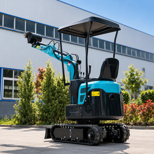 <span class=keywords><strong>Mini</strong></span> Escavatore Cingolato Zero Tail Pilotato con Cabina, Escavatore Idraulico per Lavori in Frutteto, Giardino e Cortile con Martello Demolitore e Pinza - Product Image 6