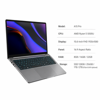Produk Kustom OEM/ODM Yifang - Laptop Bisnis 15,6 inci Dilengkapi Prosesor AMD Ryzen 5 5500U dan Memori DDR4 16GB