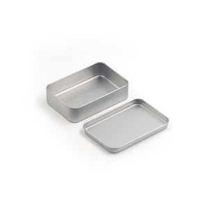 Hot Bán Hình Chữ Nhật Rõ Ràng Cửa Sổ Xúc Xắc Bao Bì Kim Loại Hộp Thiếc - Product Image 6