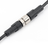 Connecteur de câble de terrain métallique M12 4 pôles, codage A, blindé, câble d'assemblage de capteur à extrémité unique