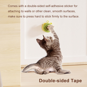 Nouveau chat cataire mur boule rotative comestible lécher friandises chaton sain jouet à mâcher nettoyage des <span class=keywords><strong>dents</strong></span> Gall fruits mur jouets chat fournitures - Product Image 3