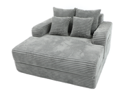 Canapé modulaire nuage compressé et peu encombrant, livraison facile, en peluche, pour salon