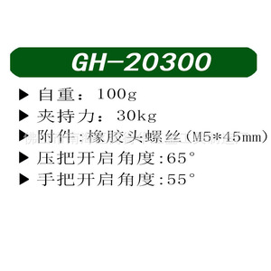 Gh-20300 <b>Quick</b> <b>Clamp</b> Horizontal Fixture 125mm Metric Clamping Tool For Workshop Use - Product Image 4
