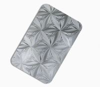 Plaque de plafond en acier inoxydable estampillée effet vague d'eau, finition miroir PVD couleur 304 316 pour la décoration d'hôtels et de bureaux