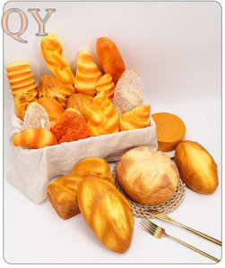 QY Juguete Squishy De Pan Realista Suave De Recuperación Lenta Baguette Croissant Juguete Antiestrés Regalo - Product Image 2