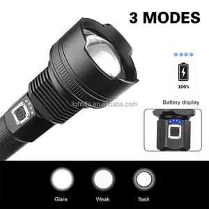 XHP70 P90 lúmenes de alta potencia de largo alcance USB recargable linterna con zoom Super brillante <span class=keywords><strong>Led</strong></span> linterna táctica antorcha Luz - Product Image 4