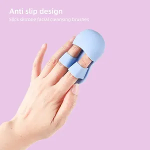 Soft Silicone Cleansing <b>Brush</b> Skin-friendly Multifunction <b>Face</b> Washing <b>Brush</b> Skincare Blackhead Removal Washing Pad Girl - Product Image 4