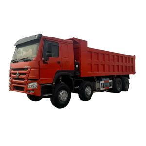 Howo 6X4 Dumper Truck Grue Euro 2/Euro 5 Émission 30t Poids brut Diesel Benne 8x4 Roue motrice Condition d'occasion Direction droite - Product Image 3