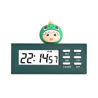 Jam Digital Kartun dengan Layar Temperatur, Timer Memasak, Tampilan Tanggal dan Hari, Alarm 8 Suara Berbeda, Jam Meja Elektronik