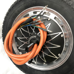 Neumático inflable estrecho de 48V, 1500W, 60V, 3500W, 72V, <span class=keywords><strong>5000W</strong></span>, 12 pulgadas, velocidad rápida, diseño dividido, <span class=keywords><strong>motor</strong></span> de tracción de rueda de <span class=keywords><strong>bicicleta</strong></span> eléctrica - Product Image 3