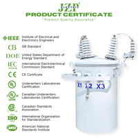 JZP Double Tension 120/240V 240/480V Monophasé Poteau Transformateur Distribution Pour Rural Ou Industrie Légère