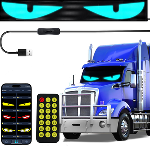 Màn hình <span class=keywords><strong>LED</strong></span> mới cho xe hơi, đèn mắt quỷ động, hiệu ứng động, bảng hiển thị góc nhìn động, đèn xe nhấp nháy, đèn mắt quỷ cho xe tải - Product Image 4