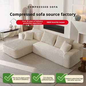Canapé sectionnel <span class=keywords><strong>en</strong></span> L moderne et compact avec fonctions multifonctions pour salon, chambre, salle de sport et appartement - Prix <span class=keywords><strong>d</strong></span>'usine - Product Image 3