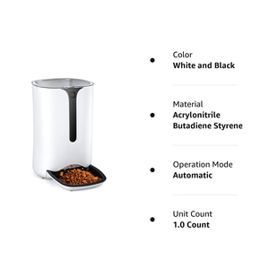 Distributeur automatique de nourriture pour animaux de compagnie Petdom avec contrôle Wifi personnalisé, minuterie programmable, nourriture intelligente pour chats - Product Image 2