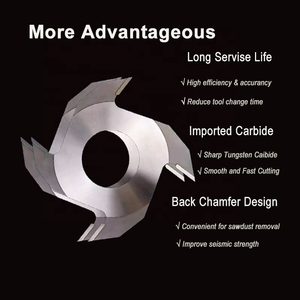 סכין חיתוך עץ מרובעת עם שיני קרביד TCT 160MM לקישור אצבעות בעץ מלא, כלי עבודה לעיבוד עץ במחיר זול - Product Image 5