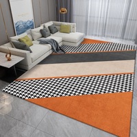 Tapis de sol moderne et élégant pour chambre d'hôtel et salon, grand format