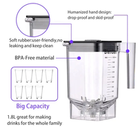 Penjualan laris Mixeur berkecepatan tinggi pembuat es komersil pembuat binatone blender makanan prosesor dan juicer