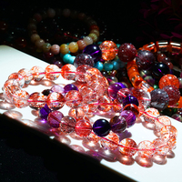 Toutes sortes de bracelets de pierres précieuses naturelles 6mm à 16mm Liquidation Stock Promotion des ventes
